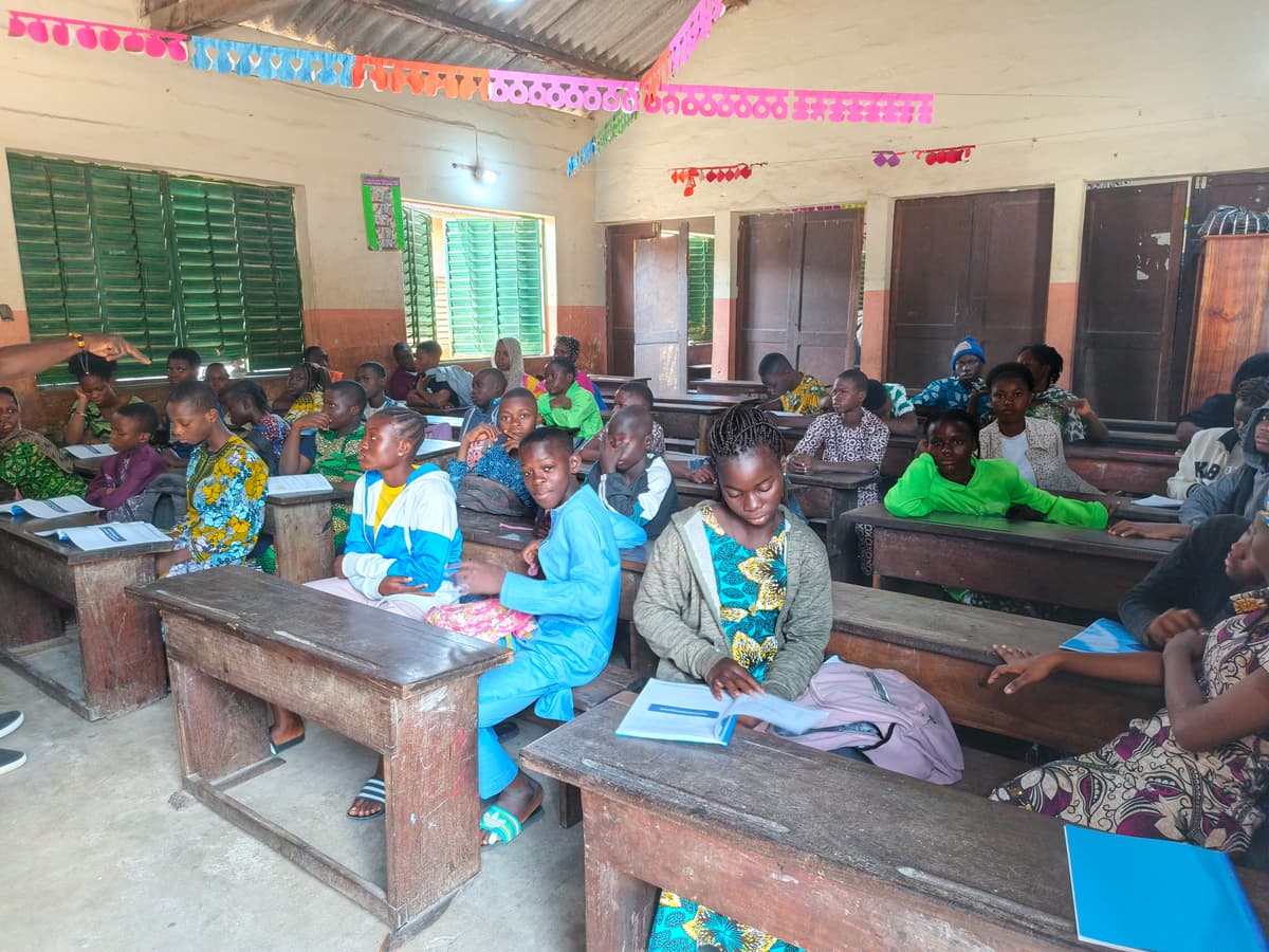 Classe de TD – élèves attentifs